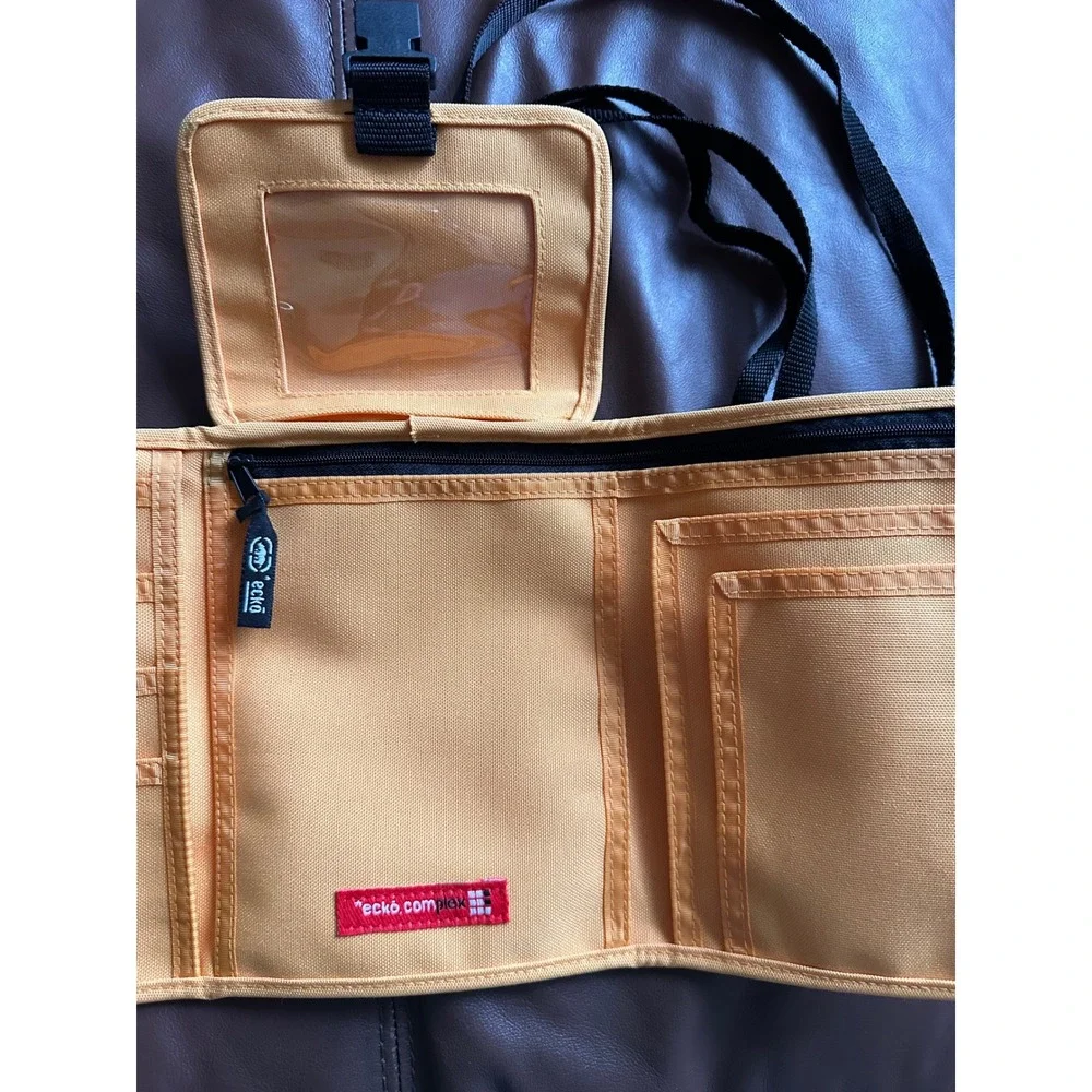 Ecko Unltd Complex Yellow Camo Neck Wallet‎ Crossbody Bag Streetwear Tactical
